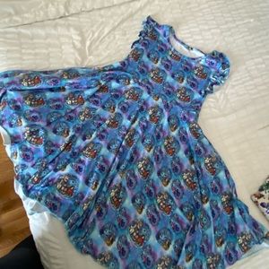 Raya and that’s dragon flutter dress